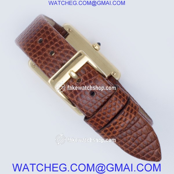 Cartier 8327D Tank Quartz Unisex Vermeil 4