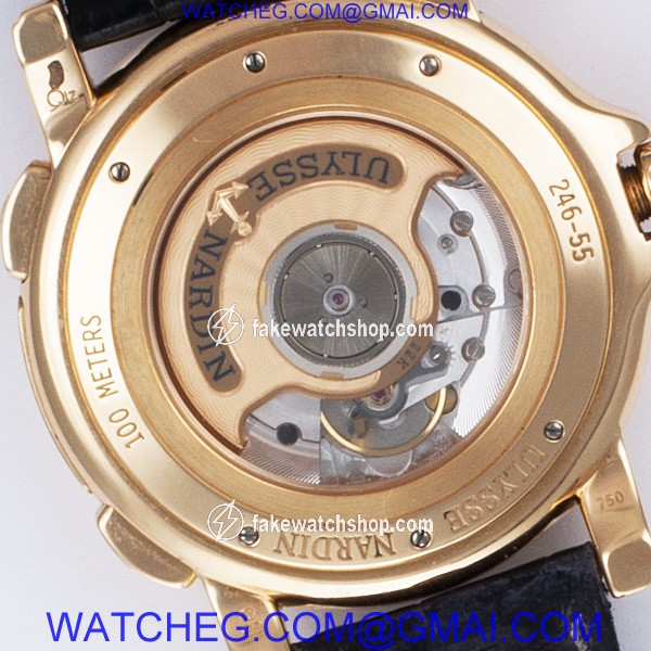 Ulysse Nardin 246-55 GMT-Master II Automatic Male 18k yellow gold 4