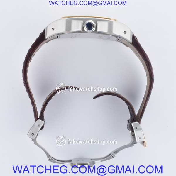 Cartier W20072X7 Santos 100 Automatic Male 18k gold & Stainless Steel 4