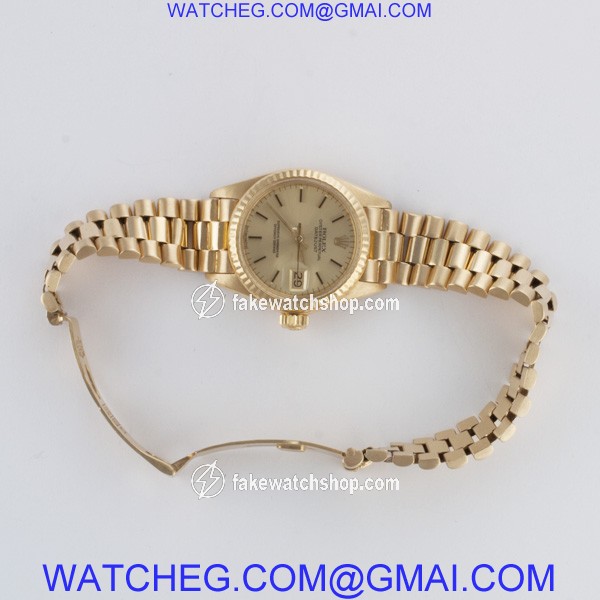 Rolex 6917 Datejust Automatic Female 18k yellow gold 4