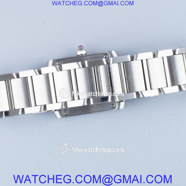 Cartier W51028Q3 Tank Francaise Quartz Female Stainless Steel 4