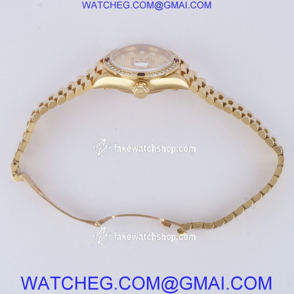Rolex 69068 Datejust Automatic Female 18k Yellow Gold 4
