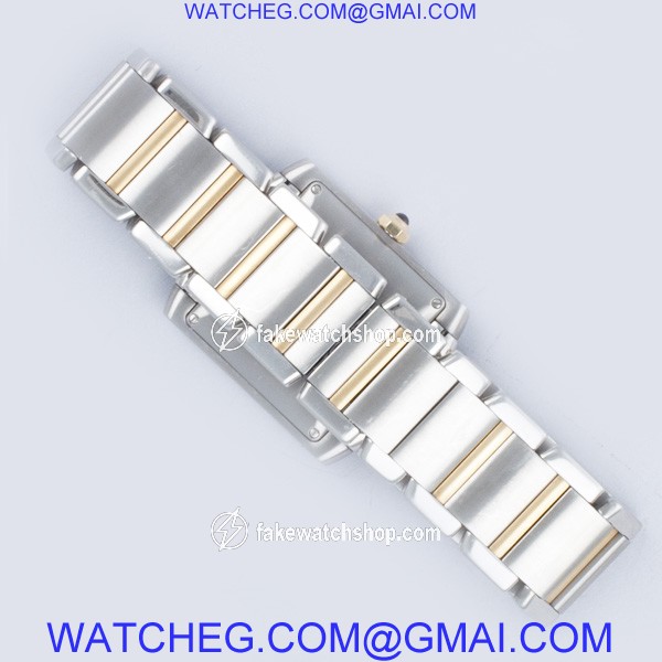 Cartier W51005Q4 Tank Francaise Automatic Male 18k gold & Stainless Steel 4