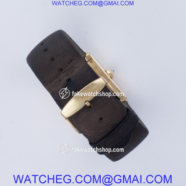 Cartier 1821 Tank Francaise Quartz Male 18k yellow gold 4
