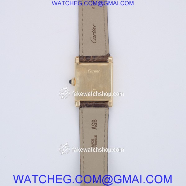 Cartier w1529856 Tank Manual Female 18k yellow gold 4