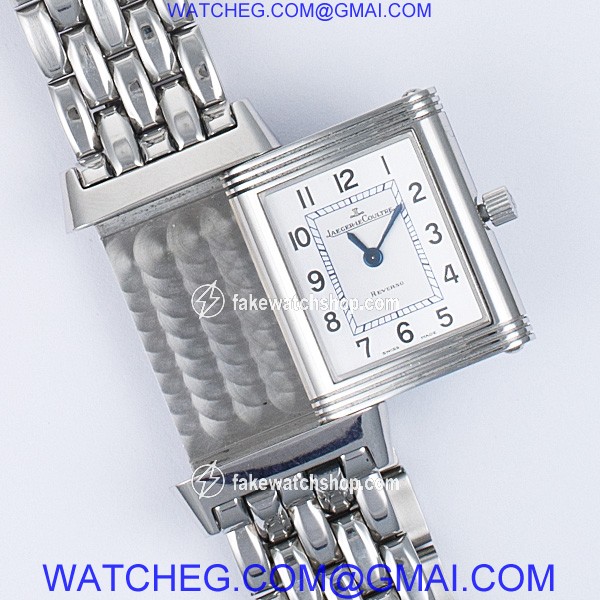 Jaeger LeCoultre 260808 Reverso Quartz Female Stainless Steel 4