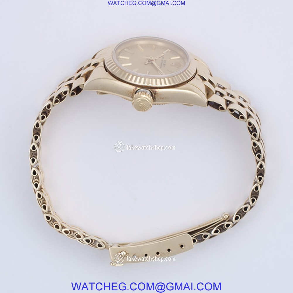 Rolex 67197 Oyster Perpetual Automatic Female 14k yellow gold 4