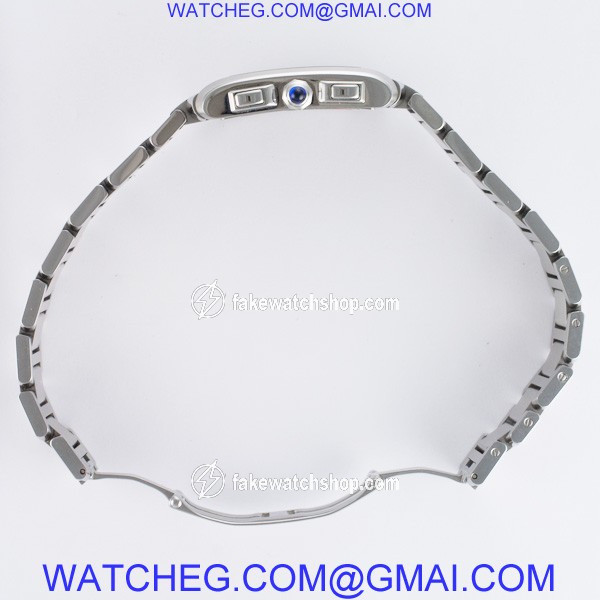Cartier W51024Q3 Tank Francaise Quartz Male Stainless Steel 4
