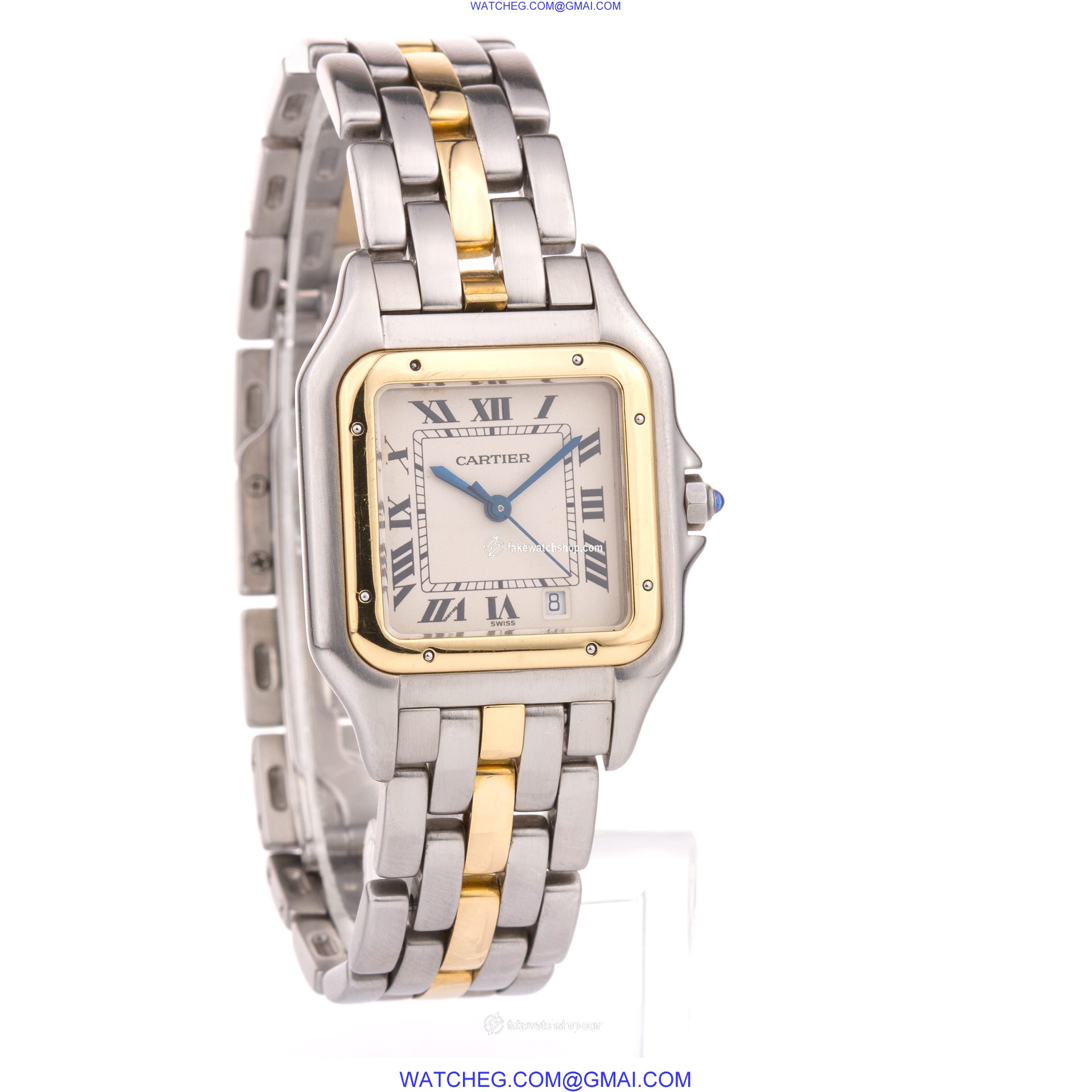 Cartier W25028B Panthere Quartz Unisex Stainless Steel 4