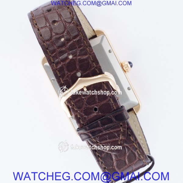Cartier w5200026 Tank Solo Automatic Male 18k rose gold 4