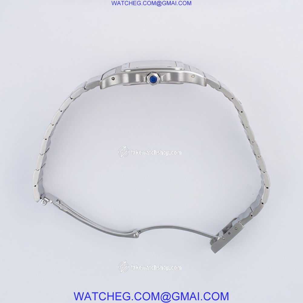 Cartier 13418 Santos Quartz Male Stainless Steel 4