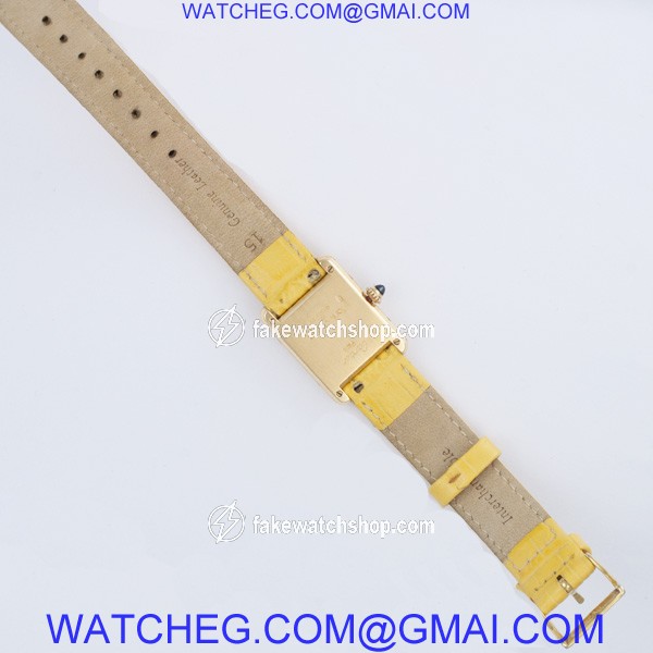 Cartier Cartier 1795 Tank Quartz Female 18k yellow gold 4