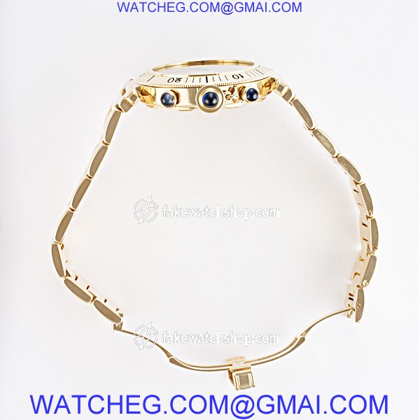 Cartier 0392 Pasha Quartz Male 18k yellow gold 4