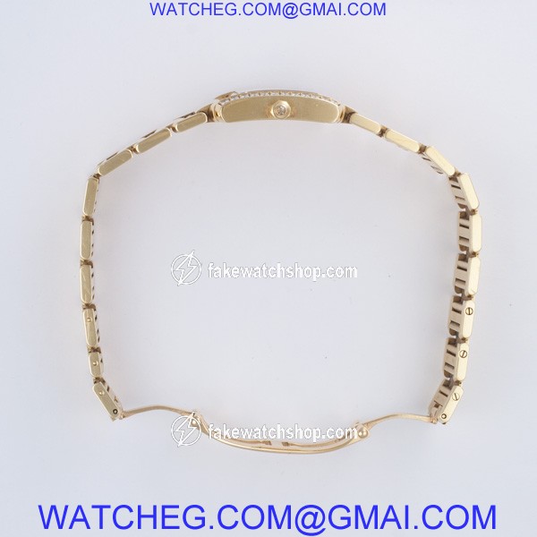 Cartier 2385 Tank Francaise Quartz Female 18k yellow gold 4