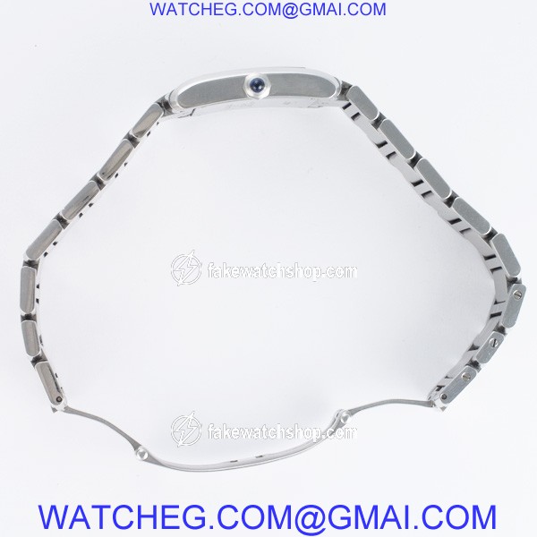 Cartier W51011Q3 Tank Francaise Quartz Unisex Stainless Steel 4