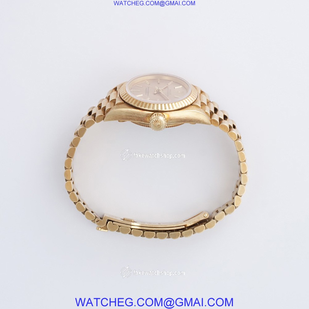 Rolex 67198 Oyster Perpetual Automatic Female 18k yellow gold 4