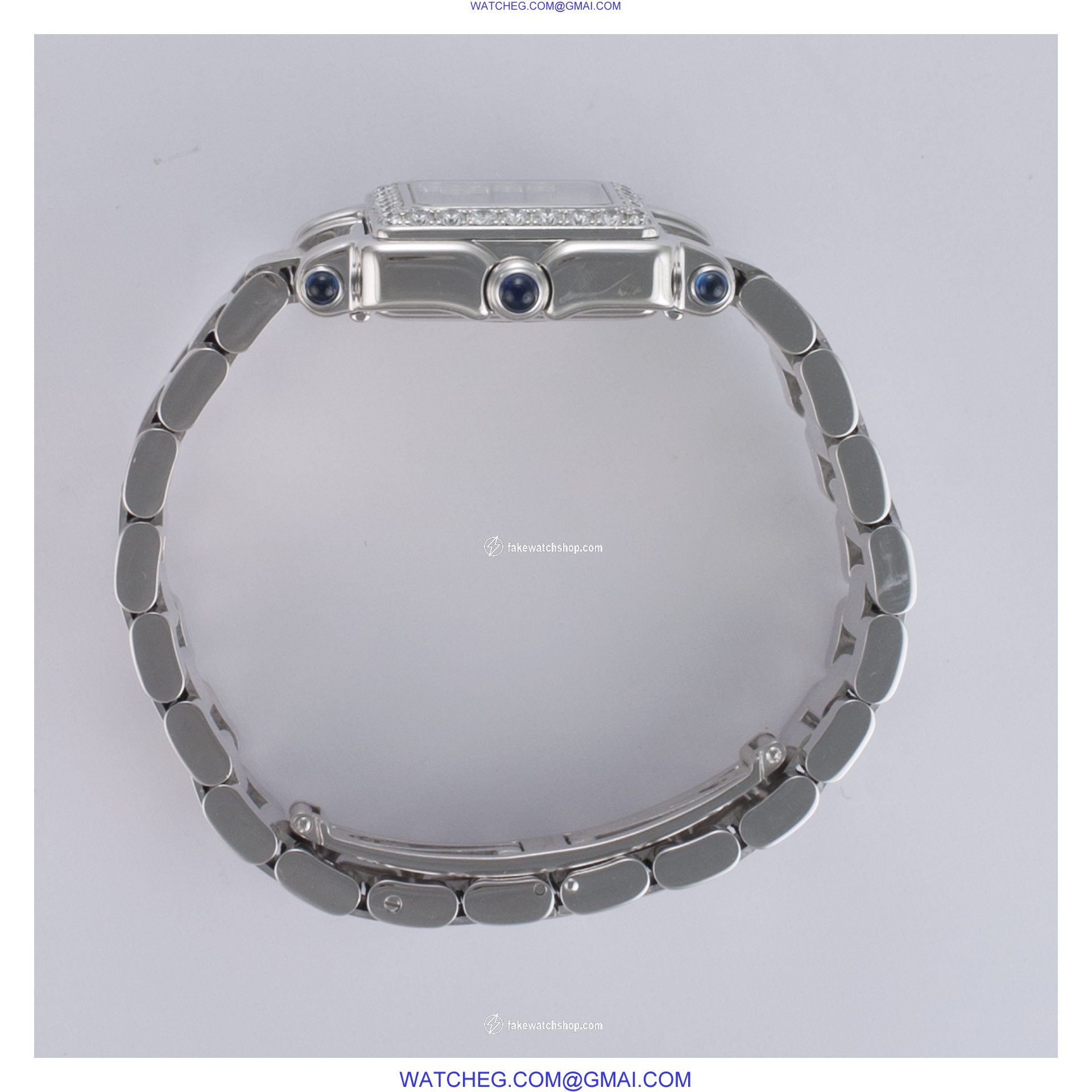 Chopard 27/6851-23/11 Happy Sport Quartz Female 18k White Gold 4