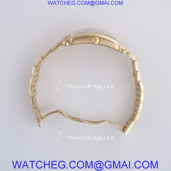Franck Muller 902qz Long Island Quartz Female 18k yellow gold 4