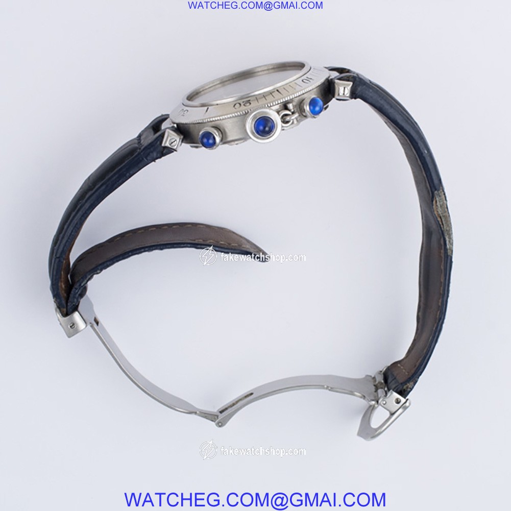 Cartier 13521 Pasha Quartz Female Stainless Steel 4