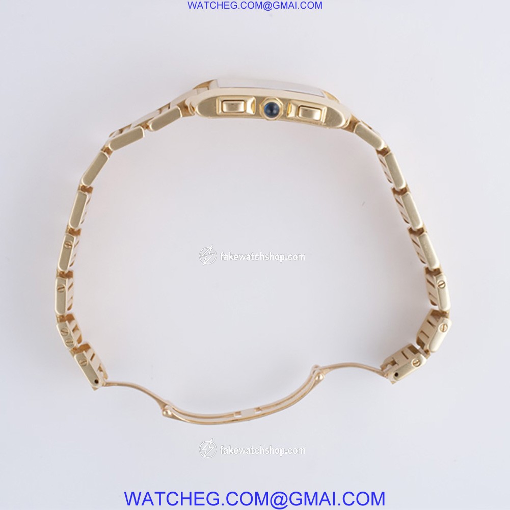 Cartier w50005r2 Tank Francaise  Male 18k yellow gold 4