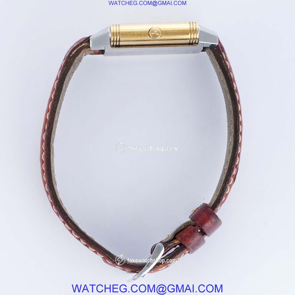 Jaeger LeCoultre 260.5.08 Reverso Quartz Female 18k gold & Stainless Steel 4