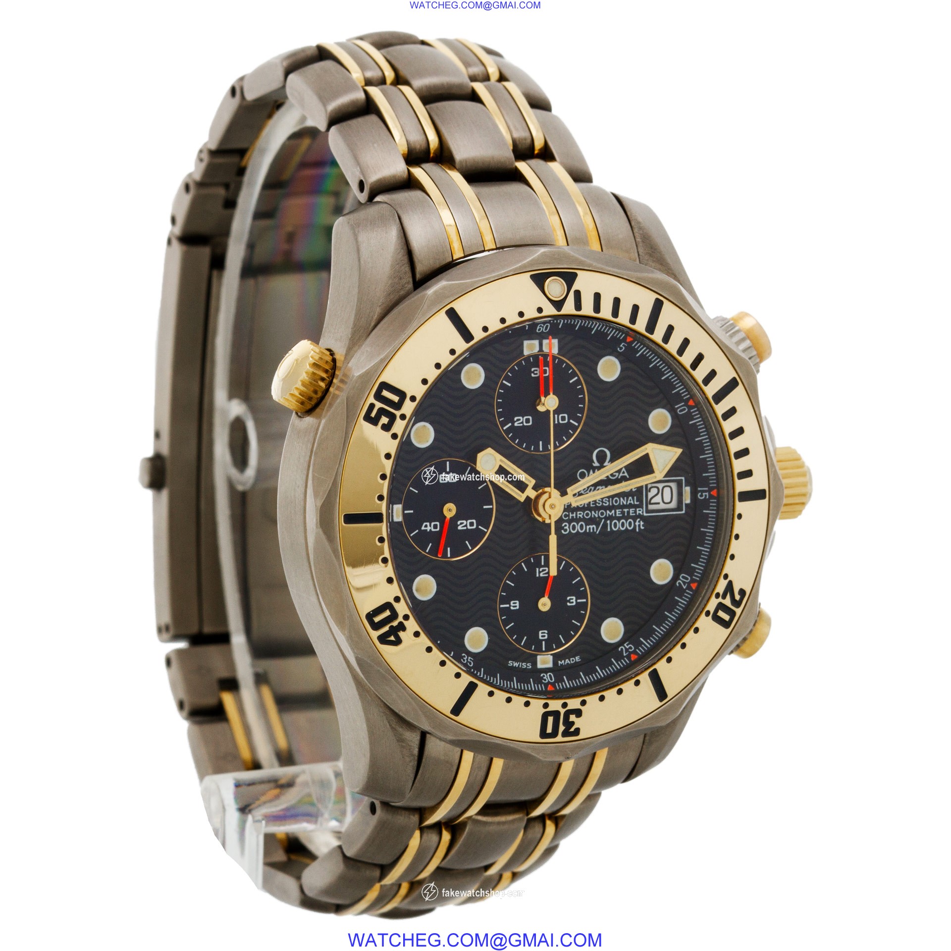 Omega 3780504 Seamaster Automatic Male Titanium 4