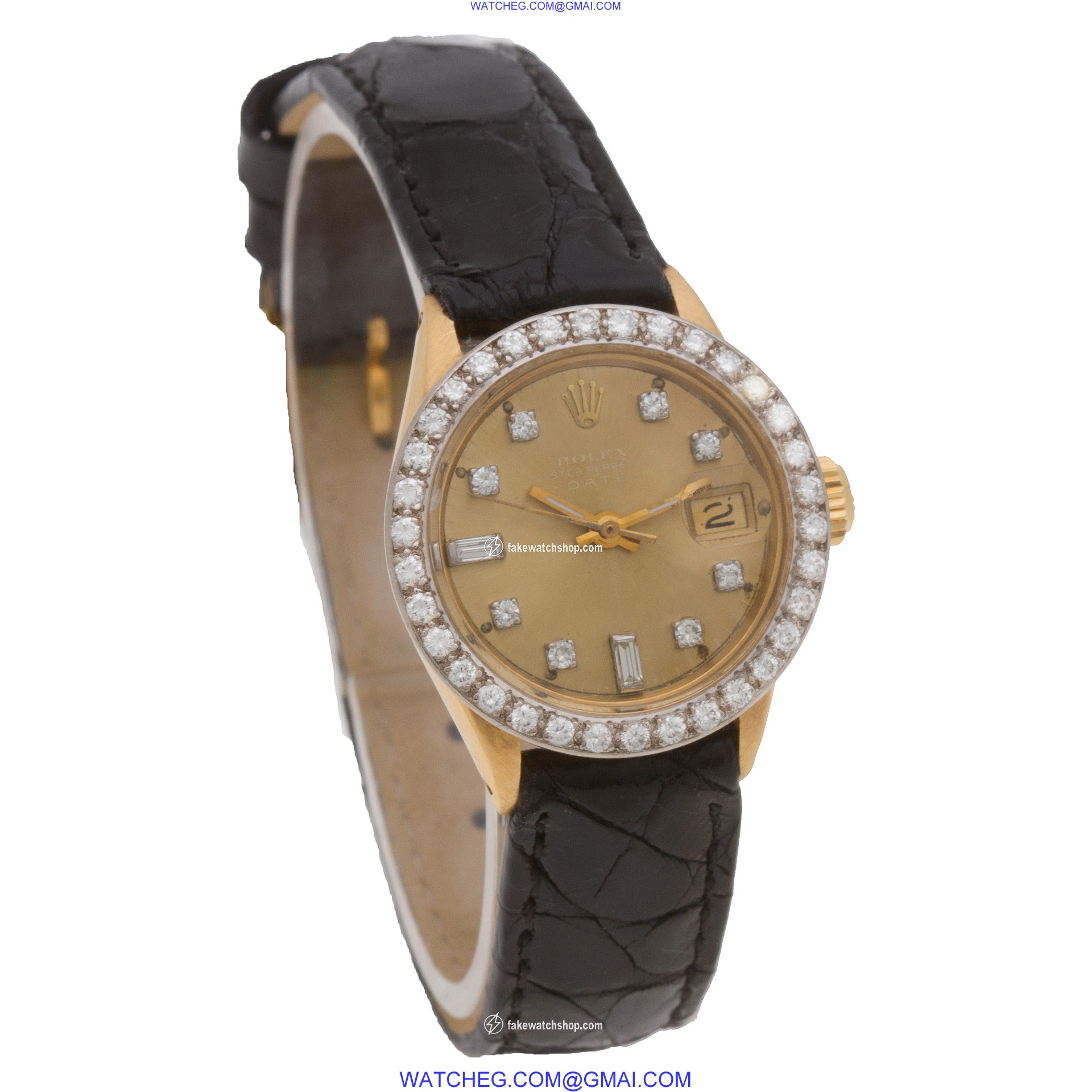 Rolex 6517 Date Automatic Female 18k yellow gold 4