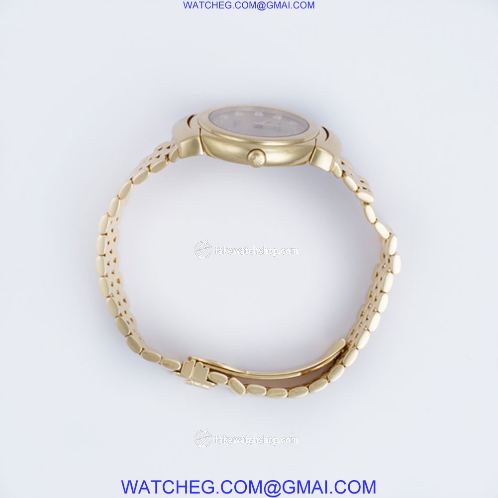 Rolex 6621 Cellini Quartz Female 18k yellow gold 4