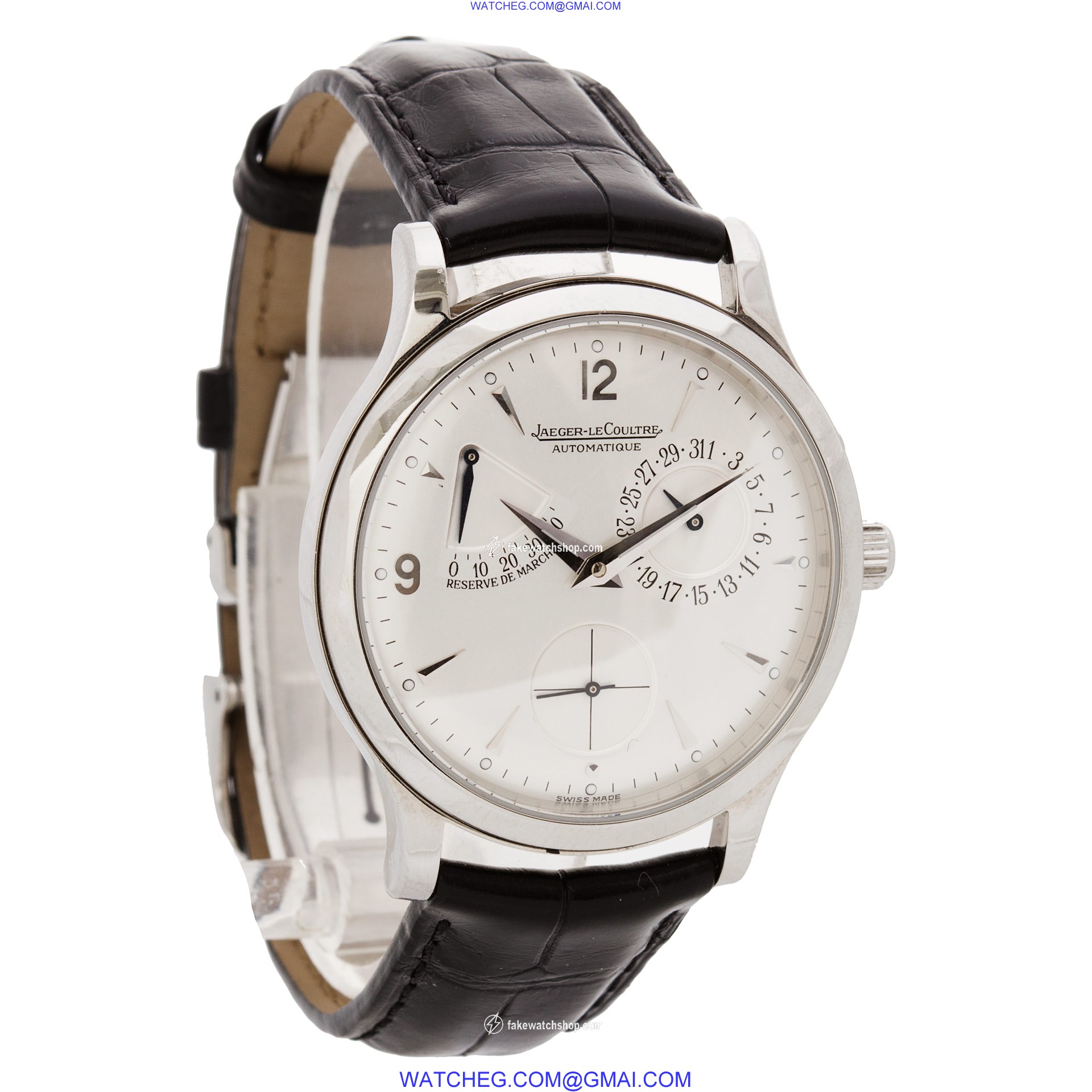 Jaeger LeCoultre 140.8.38.S Reserve de Marche Automatic Male Stainless Steel 4