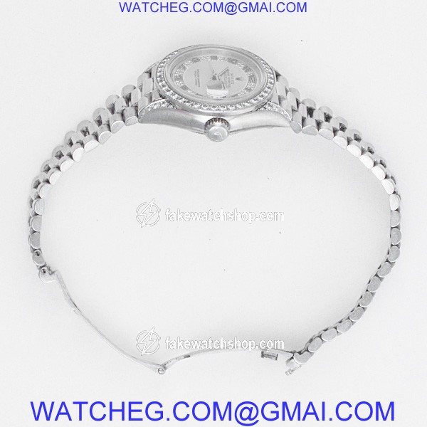 Rolex 69156 Datejust Automatic Female Platinum 4