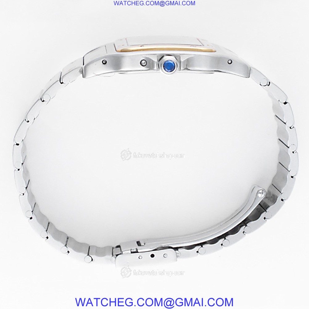 Cartier 119901 Santos Quartz Male Stainless Steel 4