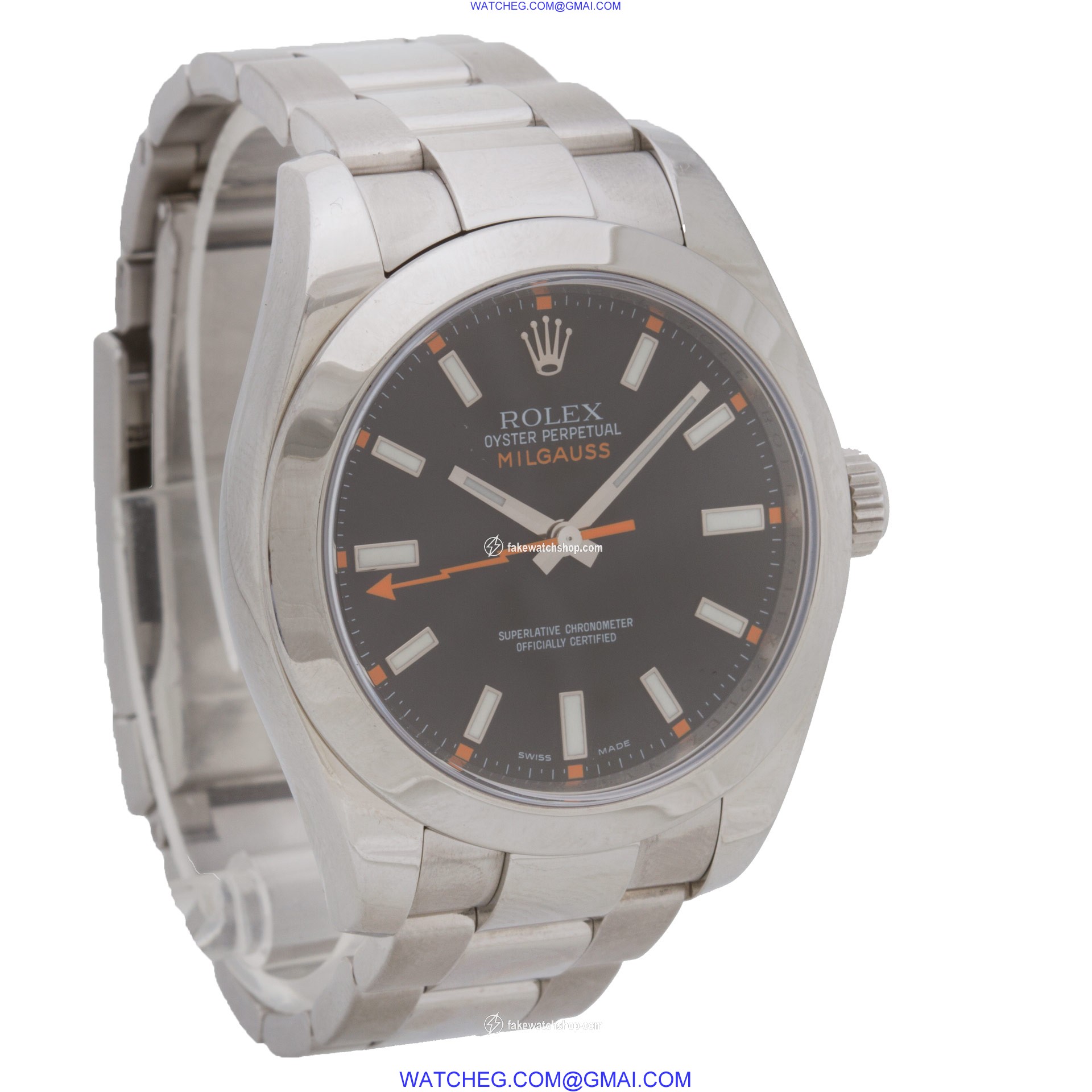 Rolex 116400 Milgauss Automatic Male Stainless Steel 4