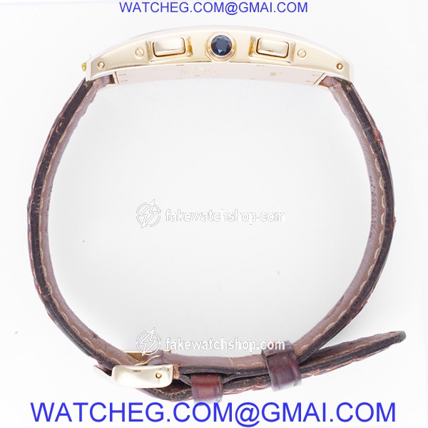 Cartier 1730 Tank American Quartz Male 18k yellow gold 4