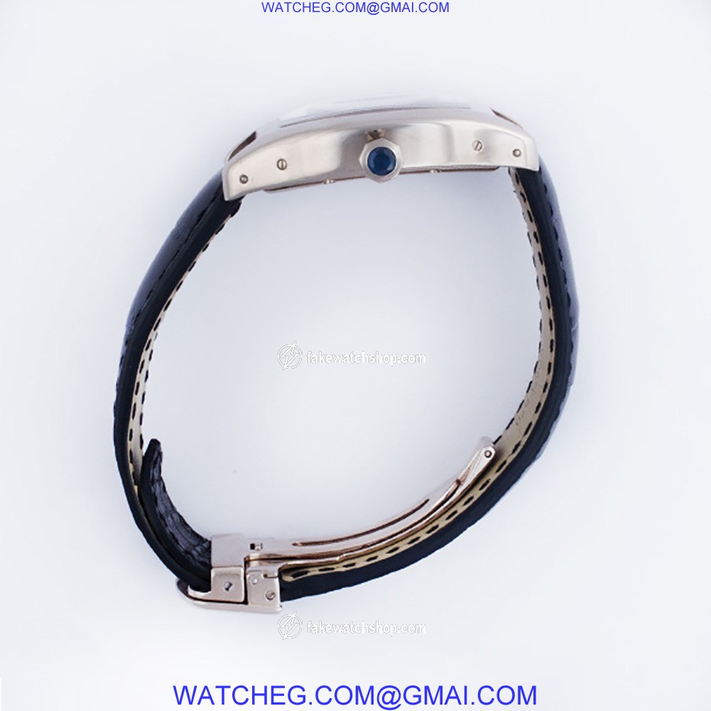 Cartier W1542751 Tortue Automatic Male 18k White Gold 4