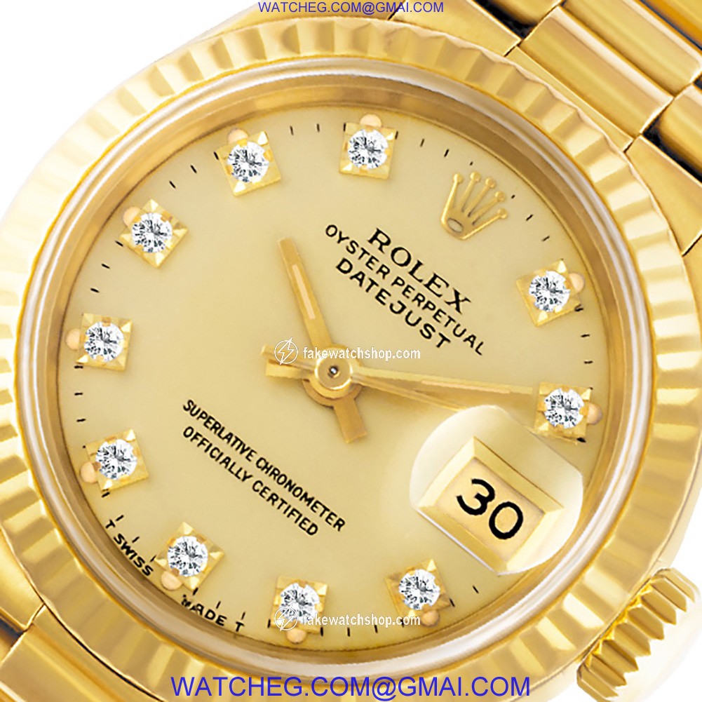 Rolex 69178 Datejust Automatic Female 18k yellow gold 4