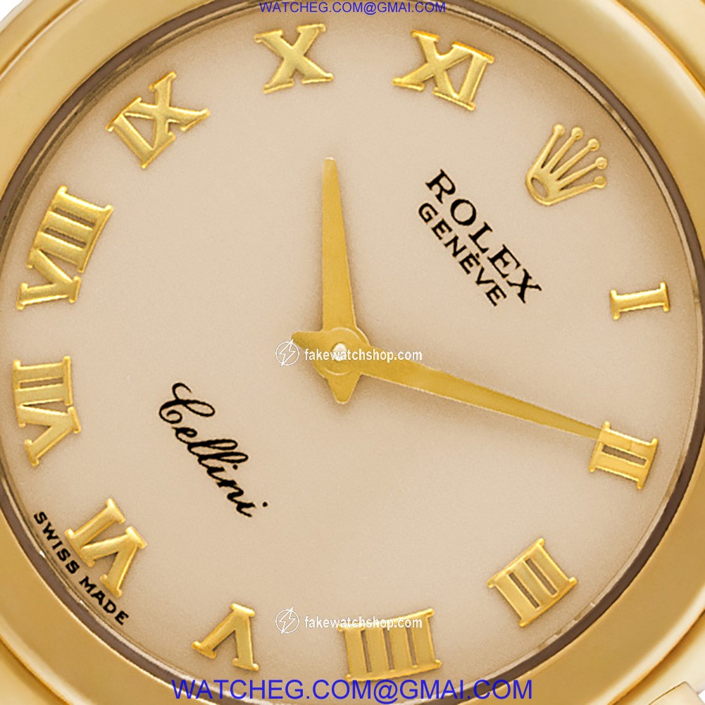 Rolex 6622 Cellini Quartz Unisex 18k yellow gold 4