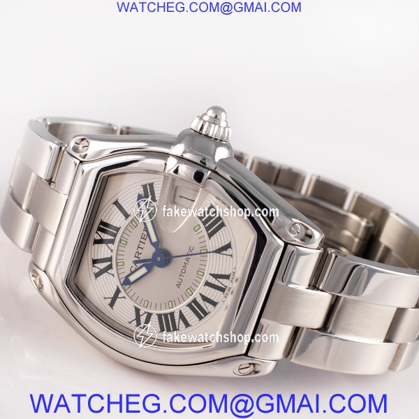 Cartier W62002V3 Roadster Automatic Male Stainless Steel 4