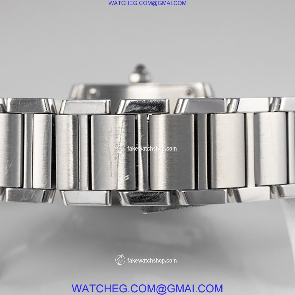 Cartier W51008Q3 Tank Francaise Quartz Female Stainless Steel 4