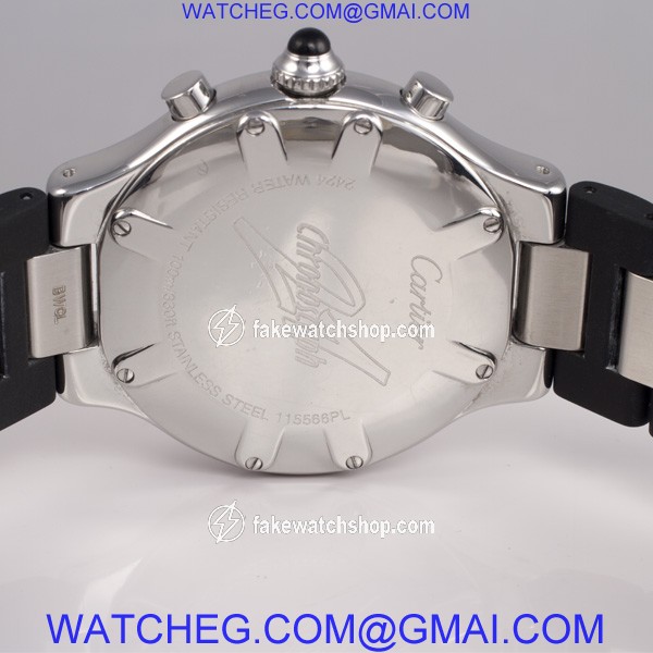Cartier w510125u2 Chronoscaph 21 Quartz Male Stainless Steel 4
