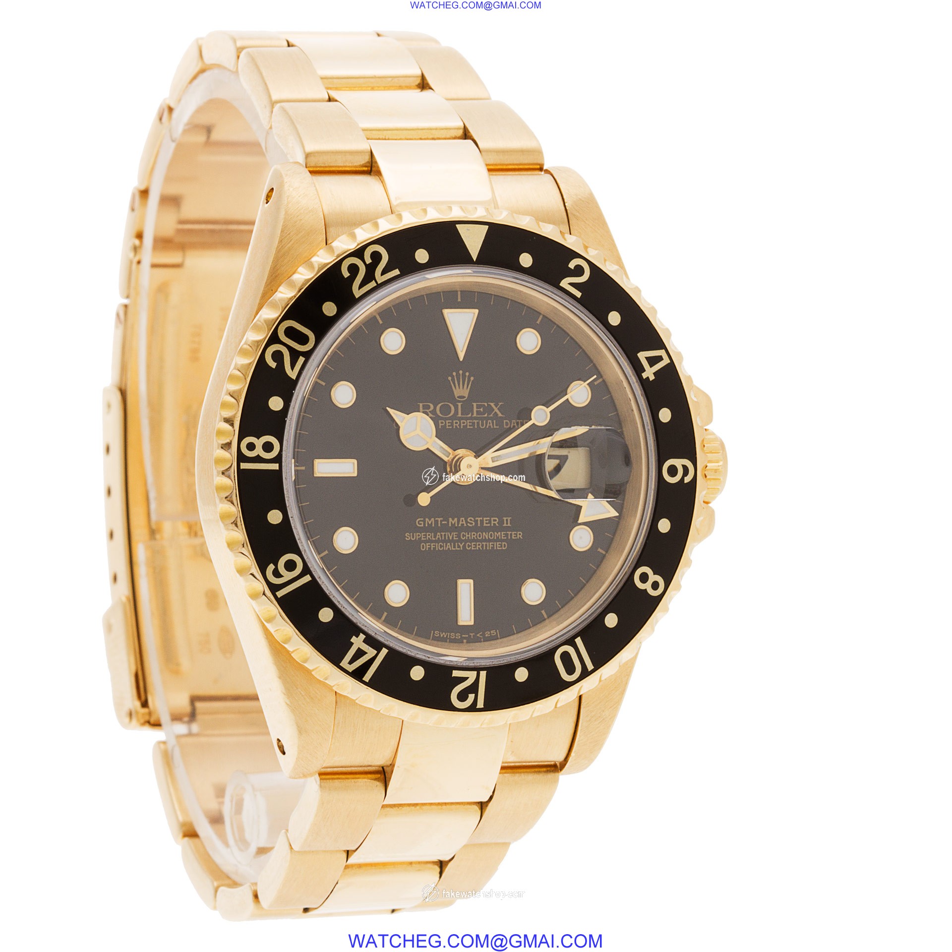 Rolex 16718 GMT-Master Automatic Male 18k yellow gold 4