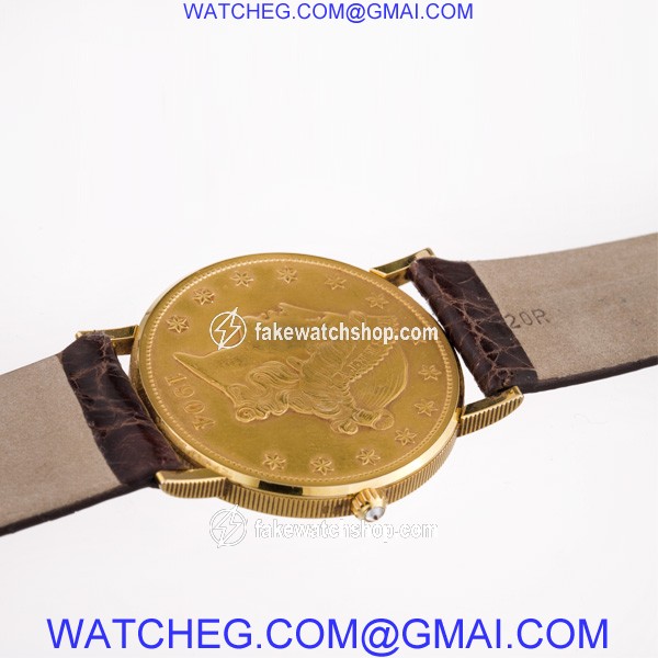 Corum Corum 3007 $20 Coin Quartz Male Gold 4