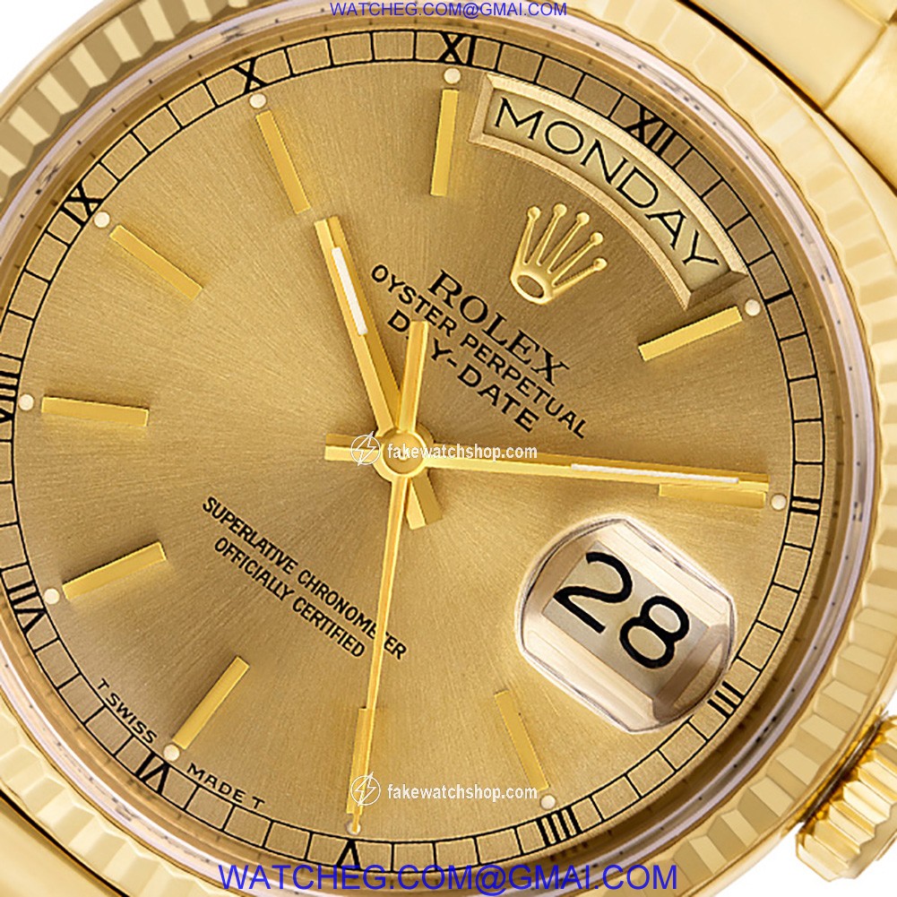 Rolex 18078 Day-Date Automatic Male 18k yellow gold 4