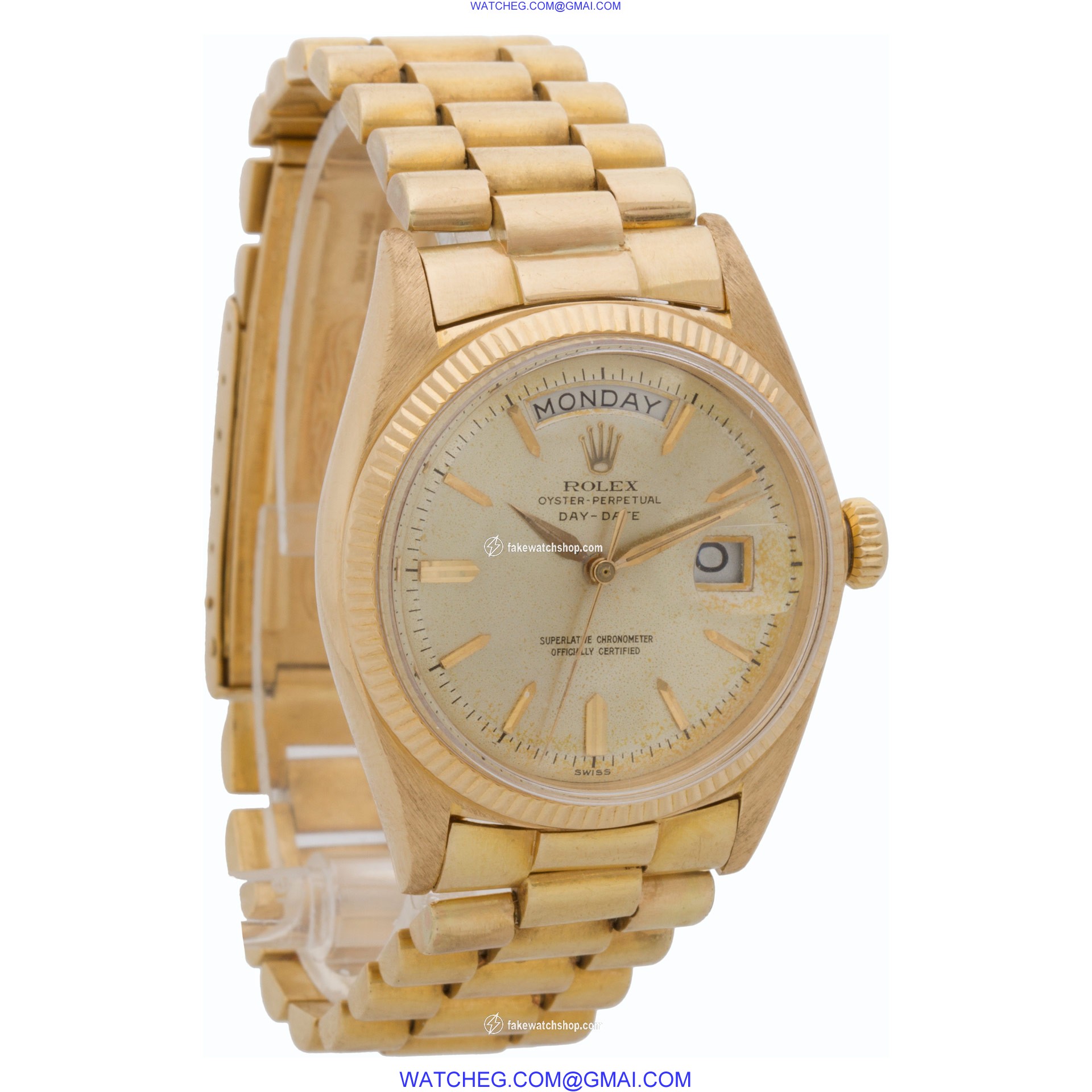 Rolex 1803 Day-Date Automatic Male 18k Yellow Gold 4
