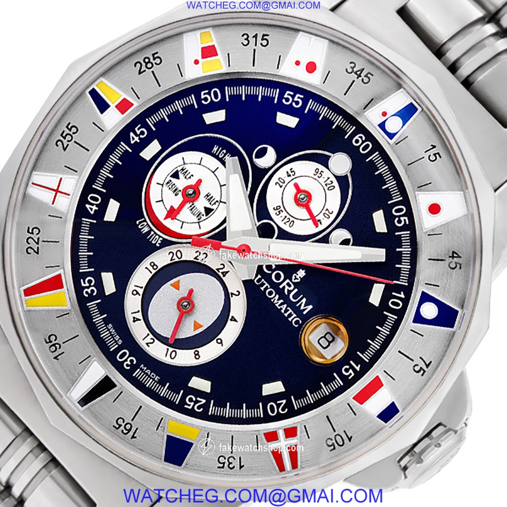 Corum 977.6301.20 Admirals cup 44 tides Automatic Male Stainless Steel 4