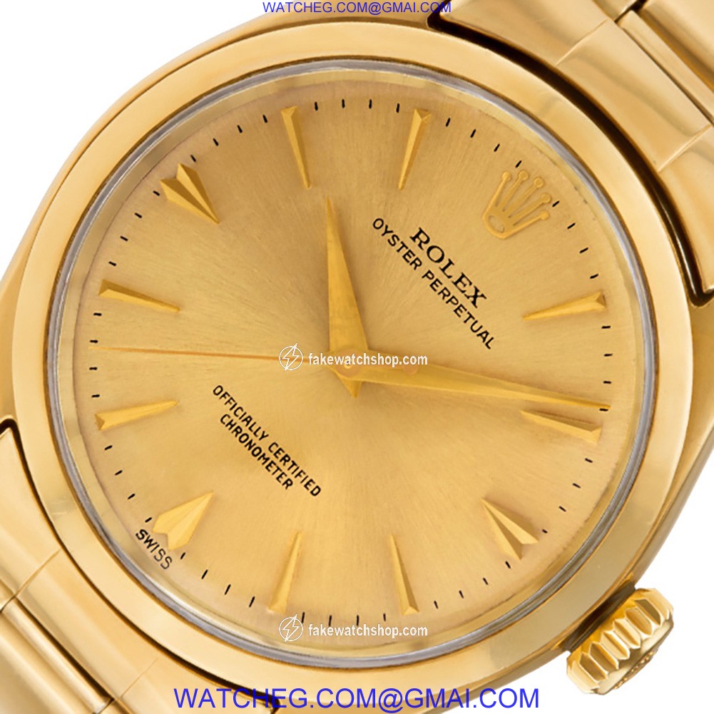 Rolex 6634 Oyster Perpetual Automatic Male Gold Capped 4