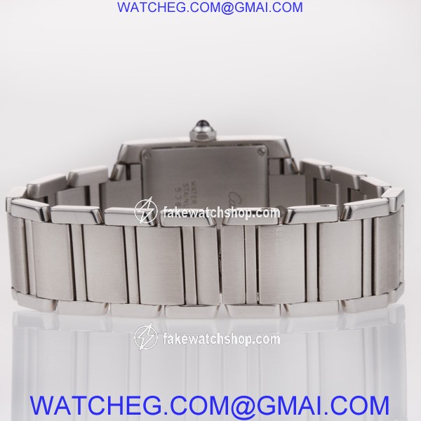 Cartier W51011Q3 Tank Francaise Quartz Female Stainless Steel 4