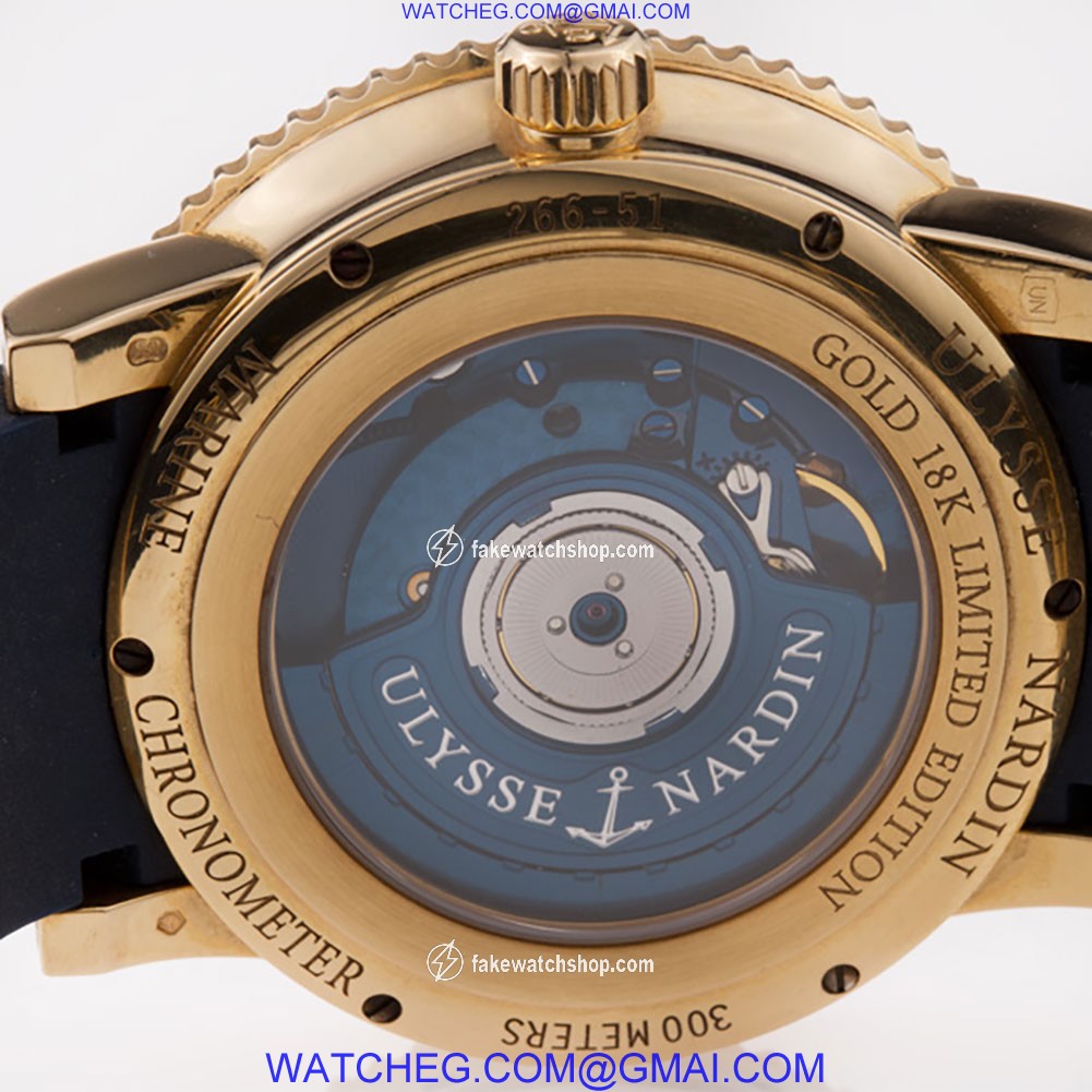 Ulysse Nardin 266-51 Maxi Marine Automatic Male 18k rose gold 4