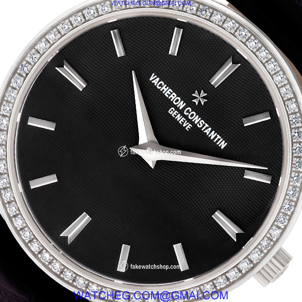 Vacheron Constantin 25558 patrimony Quartz Female 18k White Gold 4
