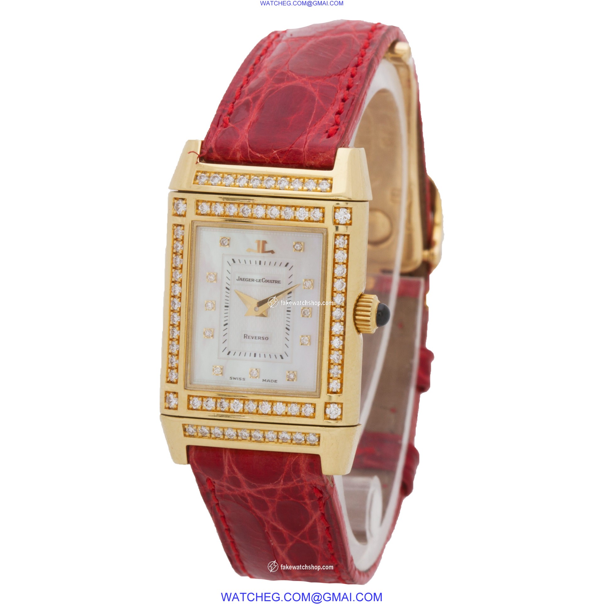 Jaeger LeCoultre 267.1.86 Reverso Manual Female 18k yellow gold 4