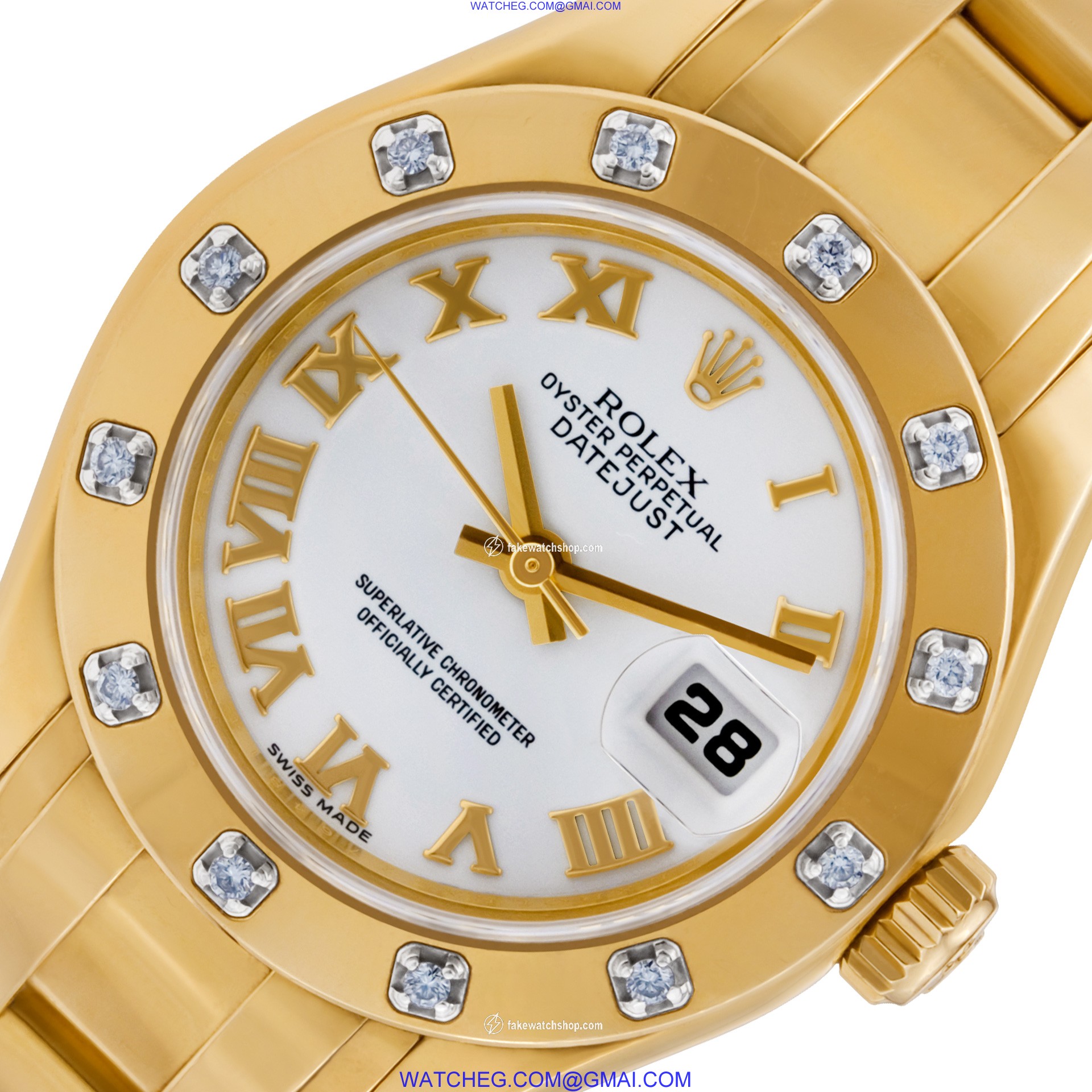 Rolex 80318 Pearlmaster Automatic Female 18k yellow gold 4
